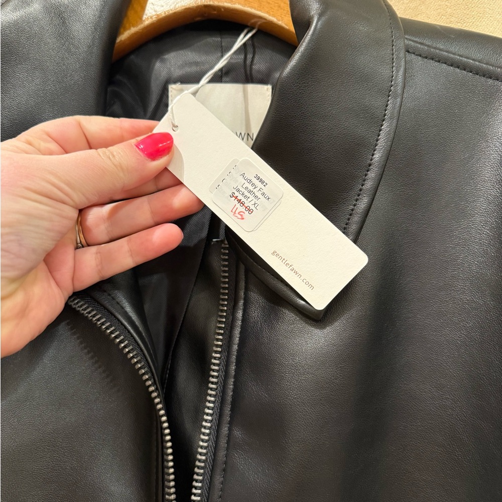 Audrey Faux Leather Jacket - Picture 6 of 6